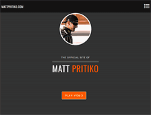 Tablet Screenshot of mattpritiko.com